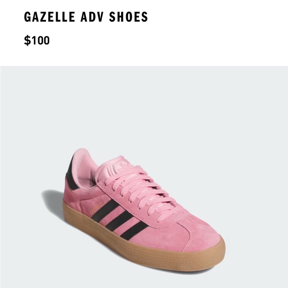 New Adidas Gazelle Pink Black 8 10 - Picture 10 of 14